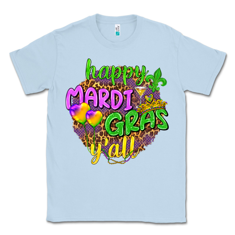 Happy Mardi Gras Y'all Classic Tee by NancyCooperArtShop | Teevron