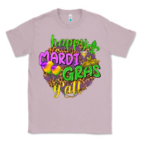 Lilac Happy Mardi Gras y'all Classic Tee - NancyCooperArtShop