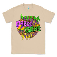 Mushroom Happy Mardi Gras y'all Classic Tee - NancyCooperArtShop