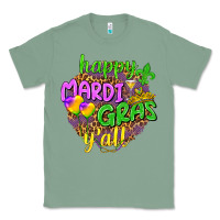 Sage Happy Mardi Gras y'all Classic Tee - NancyCooperArtShop