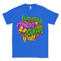 True Royal Happy Mardi Gras y'all Classic Tee - NancyCooperArtShop