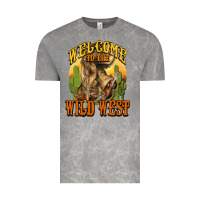 Cloud Rock Welcome to the wild west Cowboy boots Vintage Tee - HowdyJamesFarm