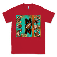 Red American football mom Classic Tee - Jasminsmagicworld