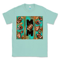 Seafoam American football mom Classic Tee - Jasminsmagicworld