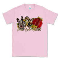 Bubblegum Pink peace love cricket Classic Tee - RacoonDesign