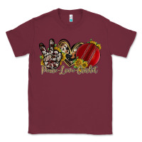 Burgundy peace love cricket Classic Tee - RacoonDesign