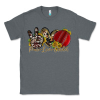 Charcoal Heather peace love cricket Classic Tee - RacoonDesign