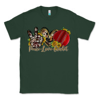 Sports Green peace love cricket Classic Tee - RacoonDesign
