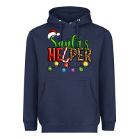Navy santa's helper christmas Heavyweight Hoodie - Artiststas