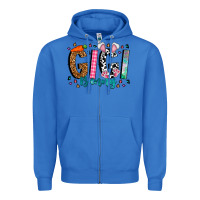 True Royal gigi bunny Zipper Hoodie - CowhideDigitalArt