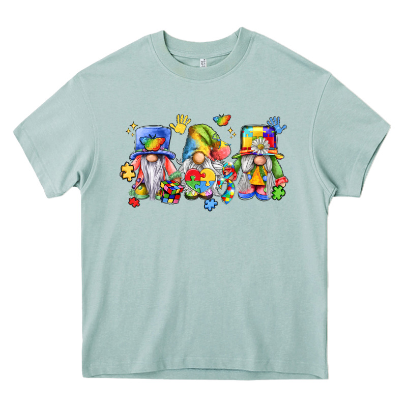 Autism Gnomes Heavy Core Tee by LillyAllenDesigns | Teevron
