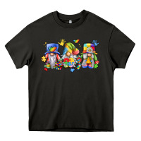 Asphalt autism gnomes Heavy Core Tee - LillyAllenDesigns