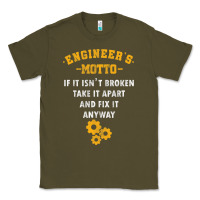 Army Green engineer engineering mechanical profession electrical gift Classic Tee - minhPixels