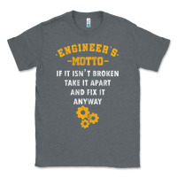 Charcoal Heather engineer engineering mechanical profession electrical gift Classic Tee - minhPixels