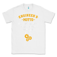 White engineer engineering mechanical profession electrical gift Classic Tee - minhPixels