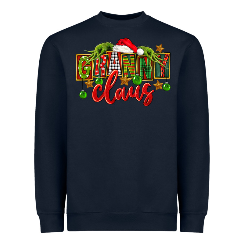 Christmas Granny Claus Heavyweight Sweatshirt by FaDigitalArtStudio | Teevron