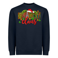 Navy christmas granny claus Heavyweight Sweatshirt - FaDigitalArtStudio