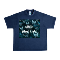 Navy all this mama want is a silent night Urban Heavy Tee - TumblerDesignByShophia