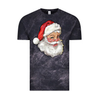 Cloud Black Santa Claus Vintage Tee - RanaPortraitStore