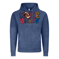 Vintage Denim Game day red and blue Vintage Hoodie - HowdyJamesFarm