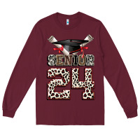 Burgundy senior 24 Long Sleeve Tee - CowGirlArtShop