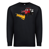 Black snow plow Premium Sweatshirt - Artiststas