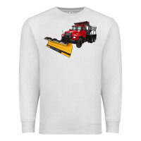 Oatmeal Heather snow plow Premium Sweatshirt - Artiststas