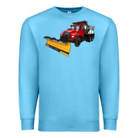 Ocean Blue snow plow Premium Sweatshirt - Artiststas