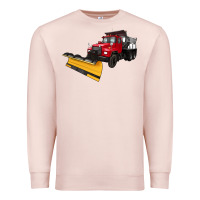 Pale Pink snow plow Premium Sweatshirt - Artiststas