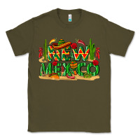 Army Green New Mexico Classic Tee - texasbilliewilder