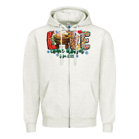 Oatmeal Heather Love ComeDown Luke 2.11-2 2 Zipper Hoodie - CowhideDigitalArt