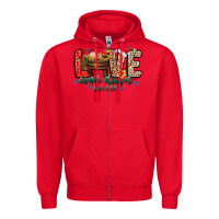 Red Love ComeDown Luke 2.11-2 2 Zipper Hoodie - CowhideDigitalArt