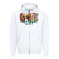 White Love ComeDown Luke 2.11-2 2 Zipper Hoodie - CowhideDigitalArt