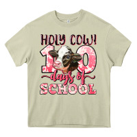 Mossy holy cow 100 days of school Heavy Core Tee - LillyAllenDesigns