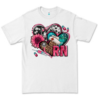 White rn registered nurse hearts Premium Tee - Jasminsmagicworld