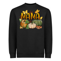Black mama pumpkin Heavyweight Sweatshirt - BundleAndBundleShop