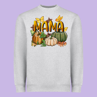 Mama Pumpkin Heavyweight Sweatshirt Designed By Bundleandbundleshop