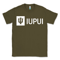 Army Green IUPUI, Indiana University Classic Tee - minhPixels