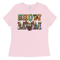 Bubblegum Pink show mom camel Ladies Tee - BarkalooDesign