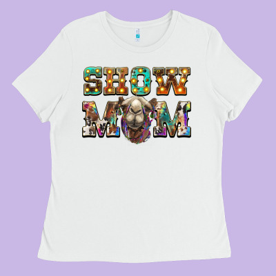 Show Mom Camel Ladies Tee Designed By Barkaloodesign