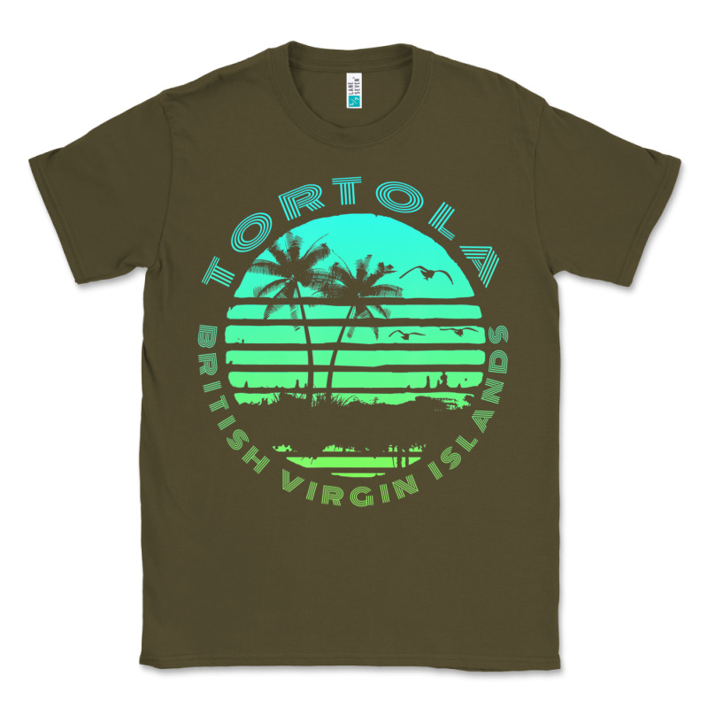 Bvi Tortola British Caribbean Island Souvenir Classic Tee by minhPixels | Teevron