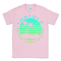 Bubblegum Pink Bvi Tortola British Caribbean Island Souvenir Classic Tee - minhPixels