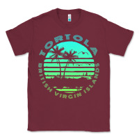 Burgundy Bvi Tortola British Caribbean Island Souvenir Classic Tee - minhPixels