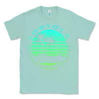 Seafoam Bvi Tortola British Caribbean Island Souvenir Classic Tee - minhPixels