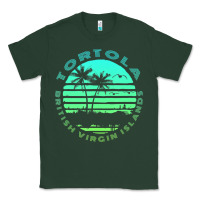 Sports Green Bvi Tortola British Caribbean Island Souvenir Classic Tee - minhPixels