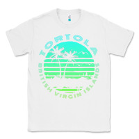 White Bvi Tortola British Caribbean Island Souvenir Classic Tee - minhPixels