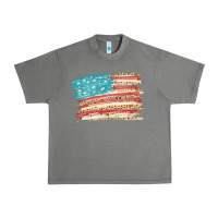 Tornado American flag with leopard Urban Heavy Tee - HowdyJamesFarm