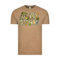 Vintage Coffee Egg hunter with plate letters Easter Day Vintage Tee - HowdyJamesFarm