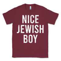Burgundy hanukkah nice jewish boy cool chanukah festival jewish gift t shirt Classic Tee - minhPixels