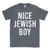 Charcoal Heather hanukkah nice jewish boy cool chanukah festival jewish gift t shirt Classic Tee - minhPixels